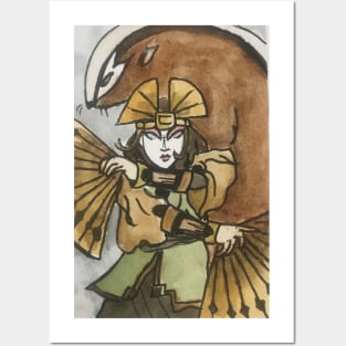 Avatar Kyoshi Watercolour Posters and Art